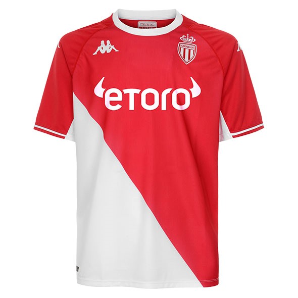 Maglia AS Monaco Prima 21/22 Rosso Bianco